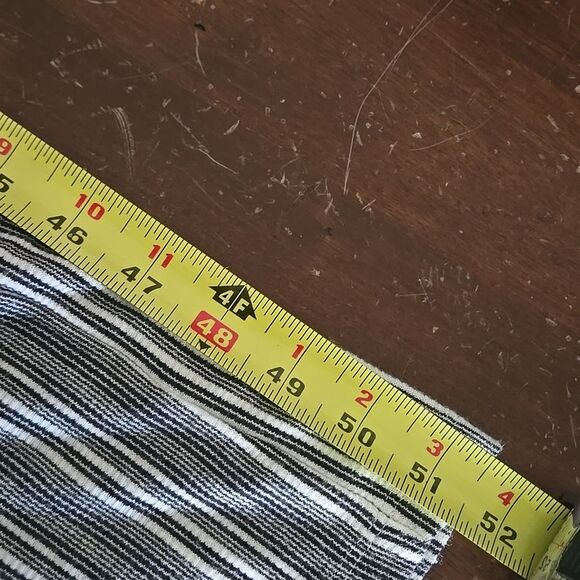 a.n.a Navy Deep Blue White Striped Cropped Jumpsuit 0x Pockets Sleeveless Plus - Picture 15 of 16